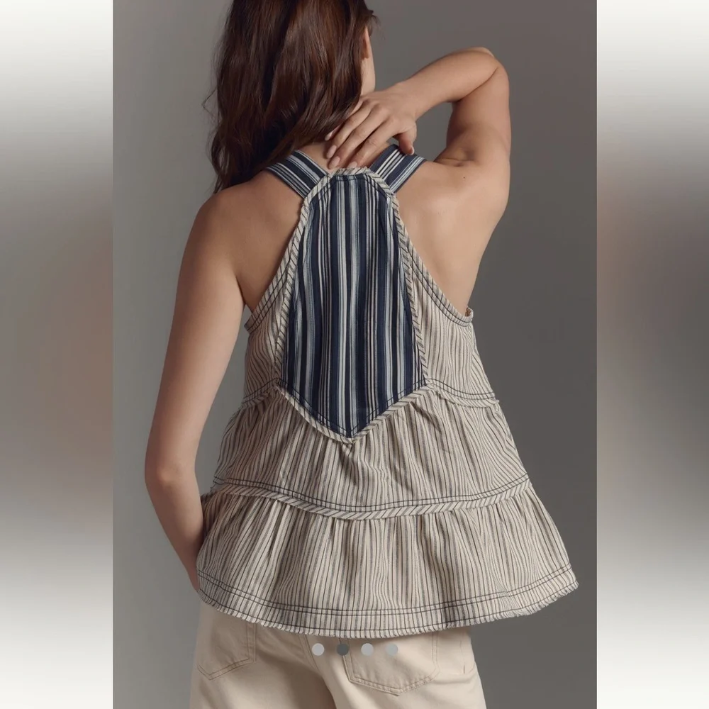 🎉VERY RARE🎉 Anthropologie NWT Pilcro Sleeveless Apron
Swing Blouse size S. - Picture 4 of 16